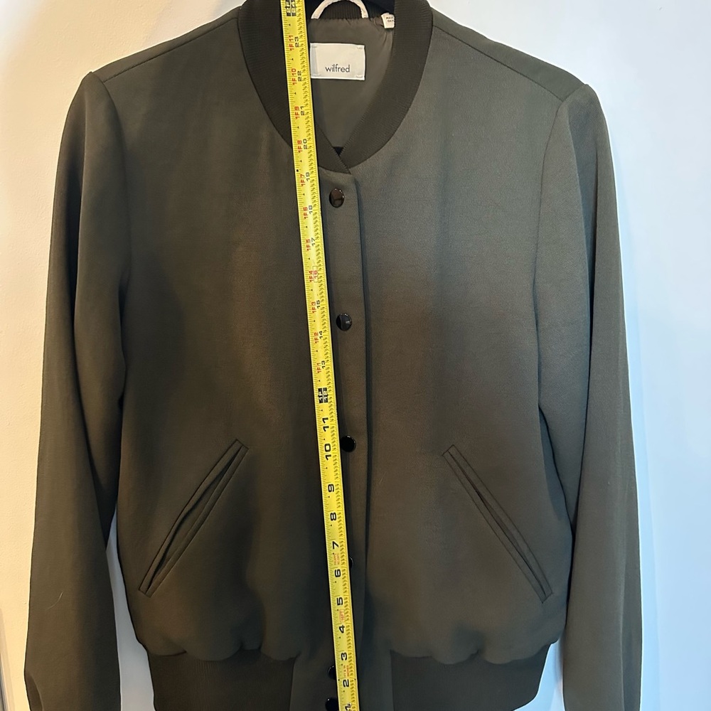 Aritzia Wilfred Bomber Jacket Medium - Picture 9 of 9